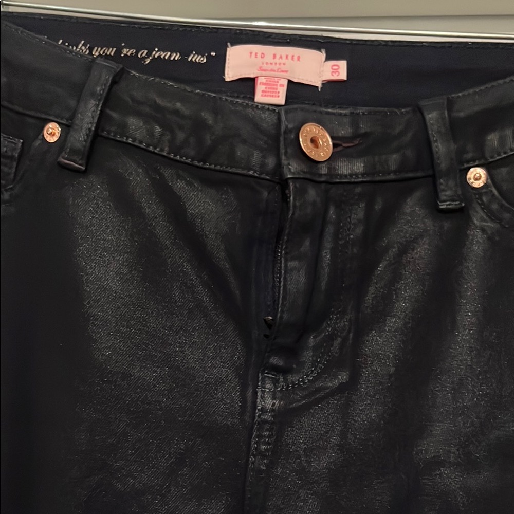 Ted Baker Shiny Black Women's Jeggings